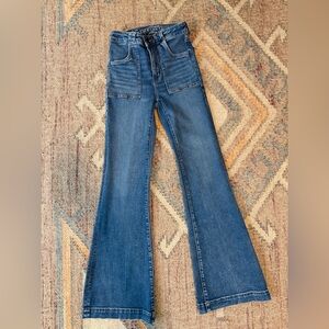 American Eagle Super High Rise Flare